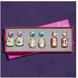 BaubleBar Bonbon Gem Drop Earring Set $78
